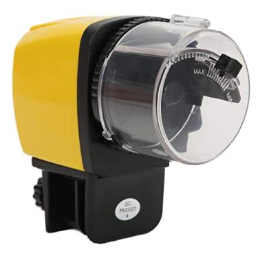 Imagem de Alimentador automático para aquário de peixes, distribuidor automático de alimentos de peixe-dourado, material premium durável para aquário para aquários