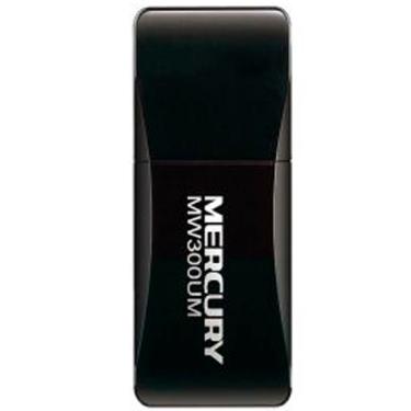 Imagem de Adaptador USB Wireless N 300 Mbps Preto MW300UM - Mercusys