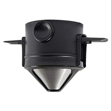 Imagem de 1 Unidade Filtro De Café Batedor De Mão Para Café Filtros De Café Coador Despeje Sobre o Gotejador Um Coador De Metal Multifuncional Café Em Pó Resina Abs e Aço Inoxidável 304