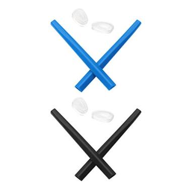 Imagem de Mryok — Protetor nasal de substituição para óculos de sol Oakley Deviation, Sky Blue & Black, One Size