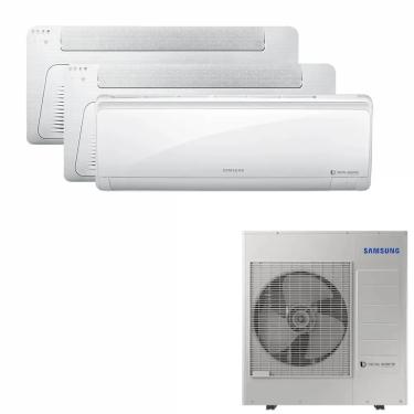 Imagem de Ar Condicionado Multi Split Inverter Samsung FJM 38.000 BTUS Q/F 220V +2x Cassete 1 Via Wind Free 12.000 BTUS +1x High Wall Maldives 18.000 BTUS