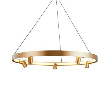 Imagem de Lustre Pendente Nordecor Lilla 2542 Dourado Led Bivolt