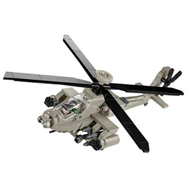 Imagem de HELICOPTERO MILITAR AMERICANO DE ATAQUE AH-64 APACHE BLOCOS PARA MONTAR COM 510 PCS