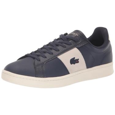 Imagem de Lacoste Tênis masculino Carnaby, Azul-marinho/off-white, 42