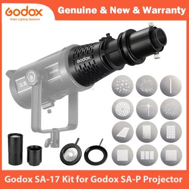 Imagem de Godox LED luz contínua  S30  VL150  VL200  VL300  SL200II  SA-17 Kit  SA-P Projetor para Bowens