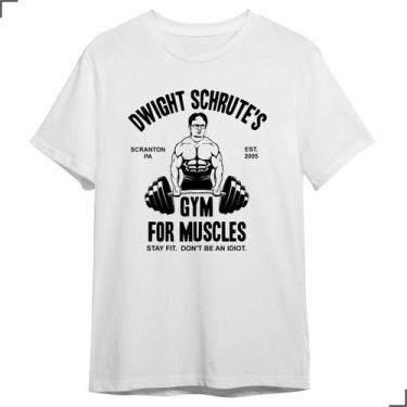 Imagem de Camiseta Básica The Farms Office Serie Gym Treino Schrute - Asulb