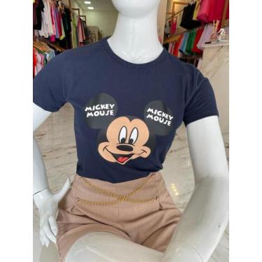 Imagem de T-Shirt Basica Do Personagem Mickey - Flores Moda