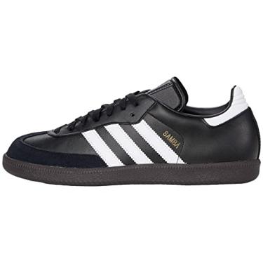 Imagem de adidas Sapato de futebol masculino de samba, Preto/branco/preto, 12