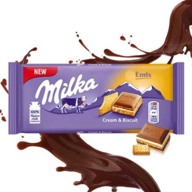 Imagem de Chocolate Milka Cream E Biscuit 100G Origem Europa