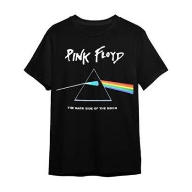 Imagem de Camiseta Pink Floyd Preta Banda De Rock The Dark Side Of The Moon-Unissex
