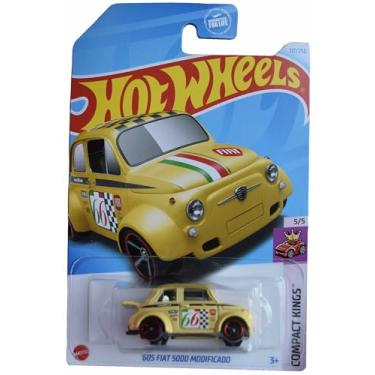 Imagem de Matchbox Hot Wheels '60s Fiat 500D Modificado, Compact Kings 5/5 [Yellow] 117/250, 30782