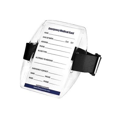 Imagem de Harrison Howard 1 suporte para crachá de braço e braçadeira médica equestre com alça ajustável preta preta