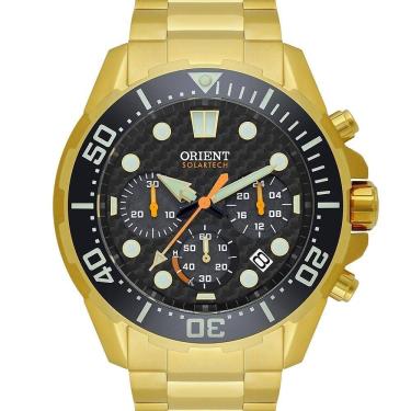 Imagem de Relógio Orient SolarTech Dourado Masculino 45,5mm