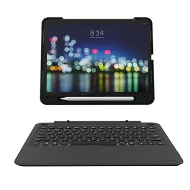 Imagem de ZAGG Capa Slim Book Go com teclado sem fio para Apple iPad Pro 11 polegadas (versão 2018) - preta