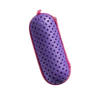 Imagem de Aymzbd Estojo para óculos de Natação, Capa Protetora para óculos de Natação, Estojo para óculos de Piscina, Equipamento com Furo, Caixa de Armazenamento de ó, Roxo