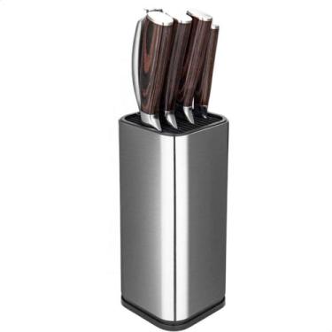 Imagem de Organizador de Facas Cepo Faqueiro Aço Inox - Yepp