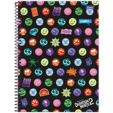 Imagem de Caderno Foroni universitário divertidamente 200x275mm 80fls