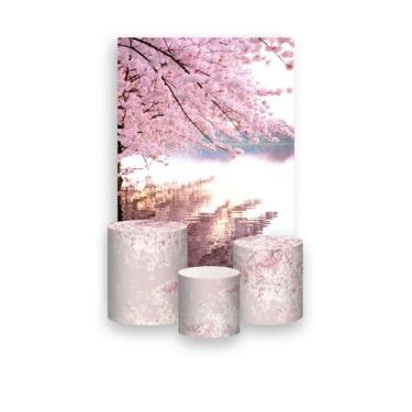 Imagem de Painel De Festa Vertical 1,50 x 2,20 + Trio De Capas Cilindro - Árvore