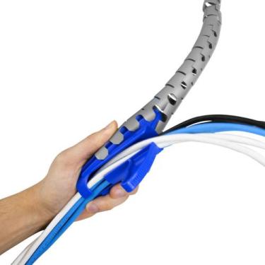 Imagem de Organizador de Cabos Tipo Zíper 23mm Helawrap c/ aplicador 2 Metros Ci