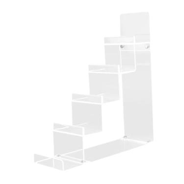 Imagem de Generic Organizador de armário de bolsa, suporte de carteira, figuras, suporte de exibição de bolsa, suporte de exibição de carteira para coleção, loja de, 5 Camadas Transparentes