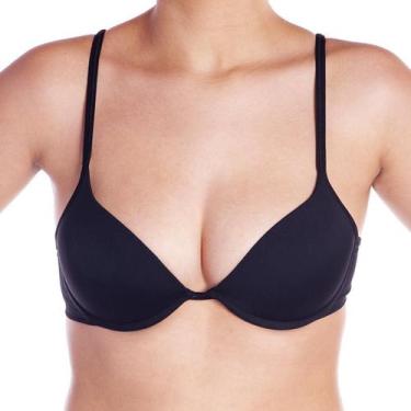 Imagem de Sutiã Com Bojo Levanta Seios Push Up Liebe, Preto, M