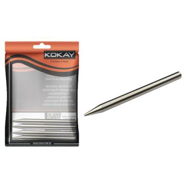 Imagem de 4x Ponta Cônica De Reposição Para Ferro de Solda 40w - 1,2mm - KOKAY, 
