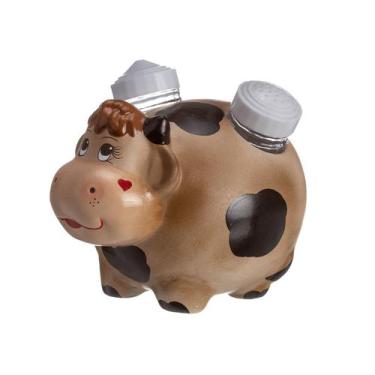 Imagem de Vaca Porta Saleiro E Paliteiro Decorativo Cerâmica - Maryland Decor, B