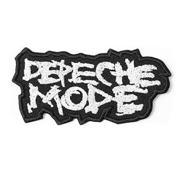 Imagem de DM Patch, Synth-Pop, New Wave, Dance, Eletrônico, Banda de Rock Alternativo/Bordado/Passar a Ferro (9,4 cm x 4,8 cm)