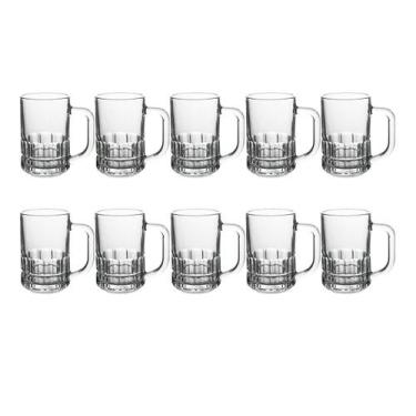 Imagem de 10 Canecas de Chopp e Cerveja Munich Vidro Lotusglass 300ml