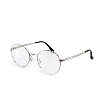 Imagem de Óculos de Sol Feminino e Masculino Redondo Metal Acompanha Case Envio 