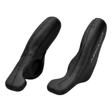 Imagem de Bar End Ergonômico Bike, Chifrinho, Manopla, Par, MTB - Absolute, Pret