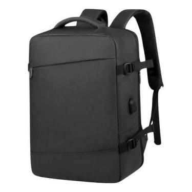 Imagem de Mochile Executiva Notebook Impermeável Grande Usb Viagem - Seanite, Pr