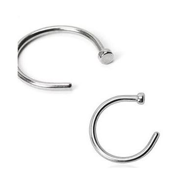 Imagem de Loveboat Piercing de nariz umbilical moderno de aço inoxidável cirúrgico 316l, unissex (1 peça)