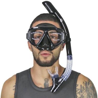 Imagem de Kit de Mergulho Panorâmico Dry II Dive Motion - Preto