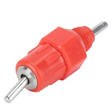 Imagem de Bebedor de Frango Em Aço Inoxidável 304, Material de, Instalação de Rosca, Cor Vermelha Atrai Aves, Ideal para Frango, Patos, Galinhas Poedeiras, Economize