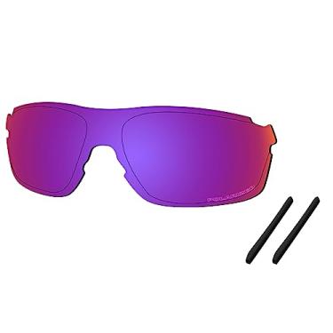 Imagem de Lentes de reposição premium para óculos de sol Oakley EVZero Pitch OO9383, High Defense - Midnight Sun Polarized, One Size