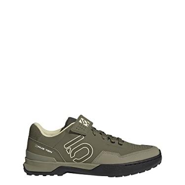 Imagem de adidas Tênis masculino 5.10 Kestrel com cadarço casual - verde, Focus Olive/Sandy Bege/Orbit Green, 38