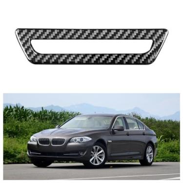 Imagem de Interior de fibra de carbono IKUESM compatível com BMW Série 5 GT5 F07 2010-2017 Acessórios Carro HUD Switch Frame Guarnição Capa Decoração Adesivos(Style A)