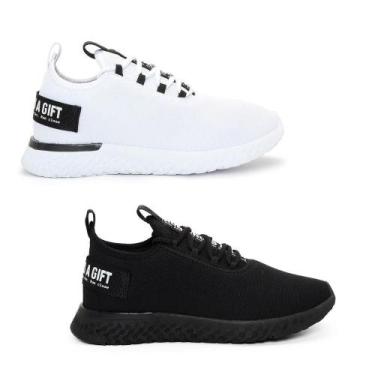 Imagem de Combo 2 Pares Tênis para Caminhada Masculino Academia Viper Shoes - BF