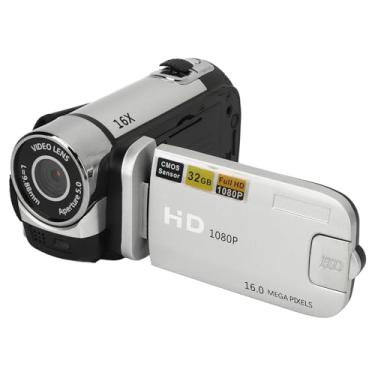 Imagem de Câmera de Vídeo Digital, Câmera Digital 1080P 16MP 2.4 Polegadas Filmadora Com Tela Rotativa Zoom 16X Gravador de Vídeo HD Com Luz de Preenchimento (#15)