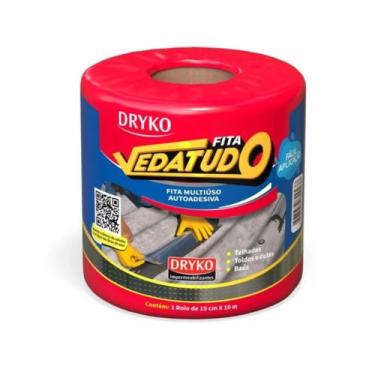 Imagem de Fita Manta Asfáltica 15X10m Multiuso Veda Tudo - Dryko - DIVISYSTEM