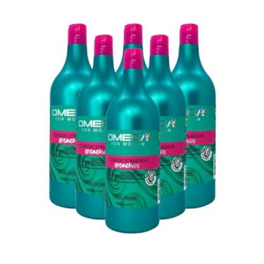 Imagem de Condicionador Cachos 1L Omega Hair Fardo 6 Unidades