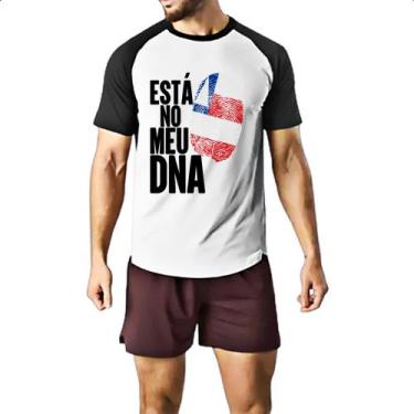 Imagem de Camiseta Raglan Esta no meu DNA Bahia - Alearts, GG