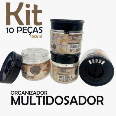 Imagem de Kit porta tempero 10 peças lindos porta tempero para deixar a sua cozi