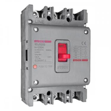 Imagem de Disjuntor Steck Caixa Moldada Asgard Tripolar - S250 - 200A.