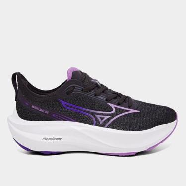 Imagem de Tênis Mizuno Base One Feminino, Preto, Roxo, 38
