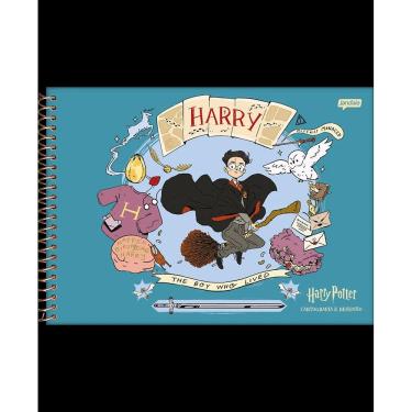 Imagem de Caderno Desenho 80 Folhas Harry Potter Jandaia 3223