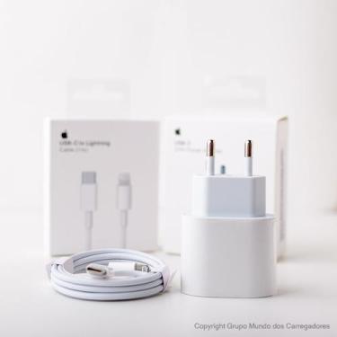 Imagem de Carregador Original Completo UsbC 20W Turbo Compativel Iphone/6/7/8/9/