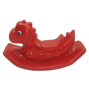 Imagem de Gangorra dino infantil - VERMELHO - para a garotada fazerem brincadeir