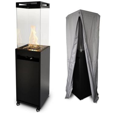 Imagem de Aquecedor Lareira externo a gás Propano para pátio, Design Moderno e Eficiente, Planika.